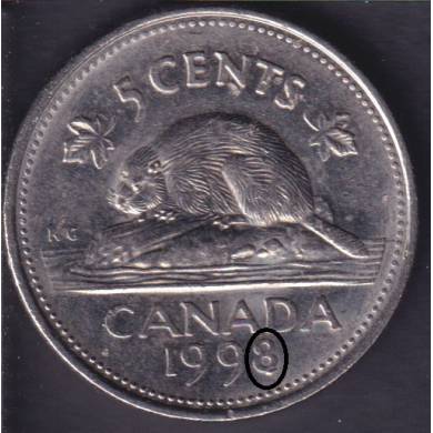 1998 - Dot '8' - Canada 5 Cents