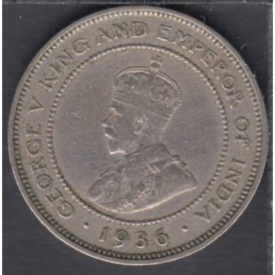 1936 - 5 Cents - British Honduras