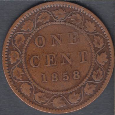 1858 - VG - Canada Large Cent