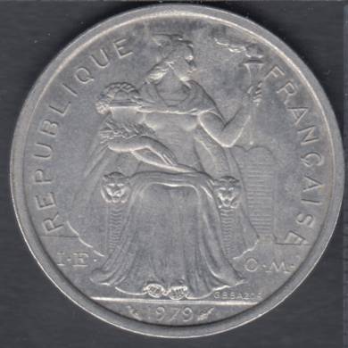 1979 - 2 Francs - Polynsie Francaise - France