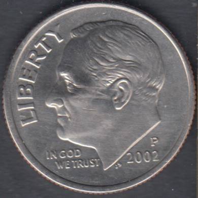 2002 P - Roosevelt - 10 Cents