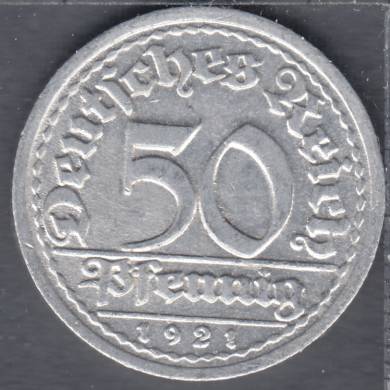 1921 G - 50 Pfennig - Allemagne
