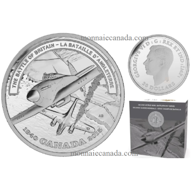 2015- $20 - Battle of Britain Silver Coin – Battlefront
