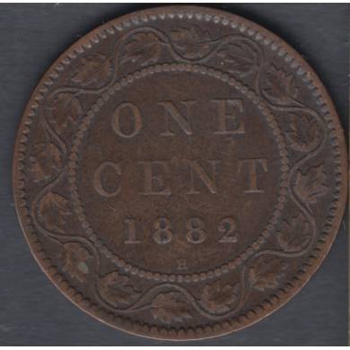 1882 H - VG/F - Canada Large Cent