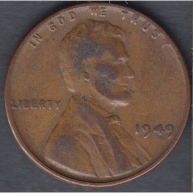 1949 - VF EF - Lincoln Small Cent