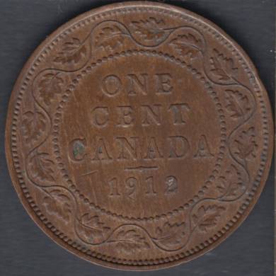 1912 - VF/EF - Canada Large Cent