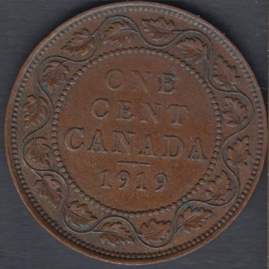 1919 - VF/EF - Canada Large Cent