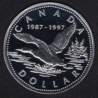 1997 - 1987 - Proof - Silver - Canada Dollar