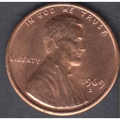 1969 D - B.Unc - Lincoln Small Cent USA