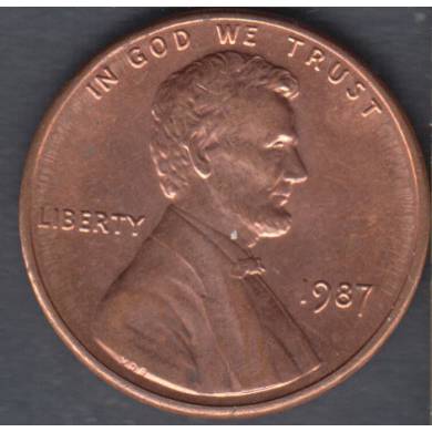 1987 - B.Unc - Lincoln Small Cent