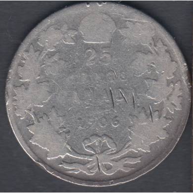 1906 - Good - Canada 25 Cents