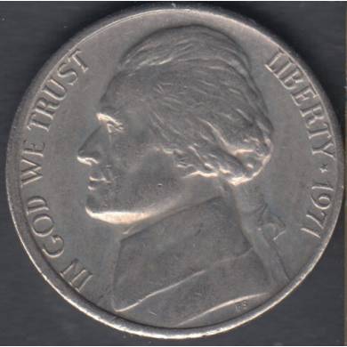 1971 - EF - Jefferson - 5 Cents