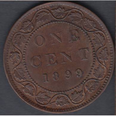 1899 - UNC Lustrous Brown - Canada Large Cent