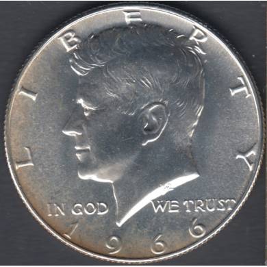 1966 - Gem B.Unc - Du Special Mint Set Kennedy - 50 Cents USA