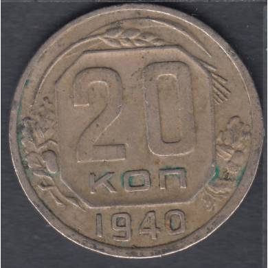 1940 - 20 Kopeks - Russie