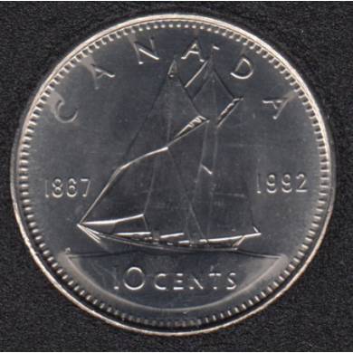 1992 - 1867 - B.Unc - Canada 10 Cents