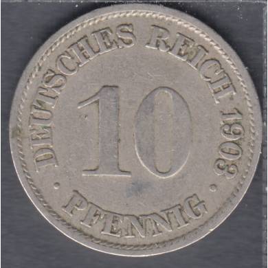 1903 A - 10 Pfennig - Germany