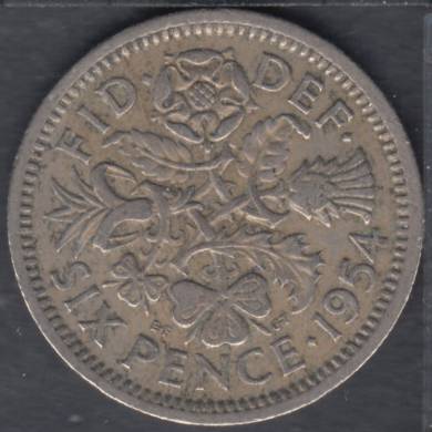 1954 - 6 Pence - Great Britain