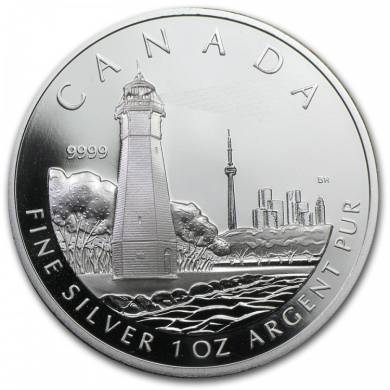 2005 - $20 Fine Silver lighthouse collection - gibraltar point lighthouse