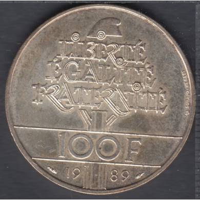 1989 - 100 Francs - France