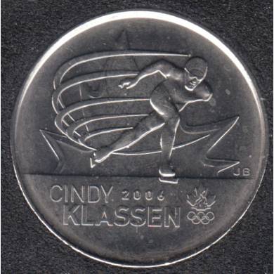 2009 - #6 B.Unc - Cindy Klassen - Canada 25 Cents