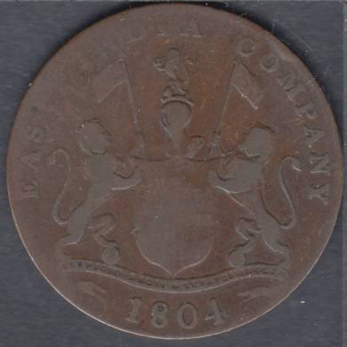 1804 (AH 1219) - 4 Kepings - East India Company - Iles de Sumatra - Pays-Bas Indes orientales