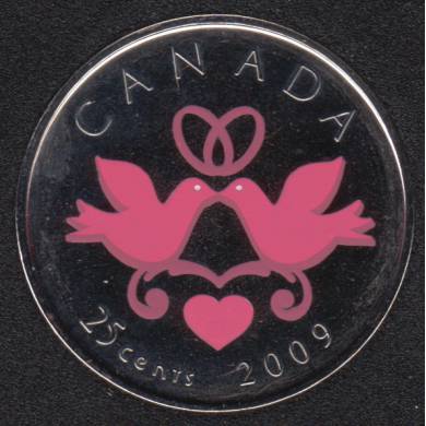 2009 - NBU - Wedding - Canada 25 Cents