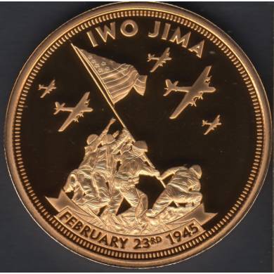 2020 - Proof - 1945 - 75th Ann. of Victory in WRII - Gold Plated - Medaille