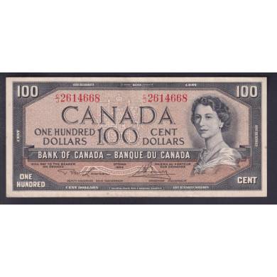1954 $100 Dollars - EF - Lawson Bouey - Préfixe C/J