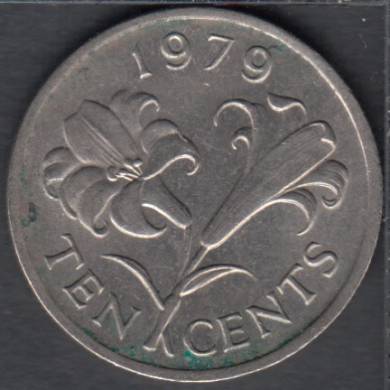 1979 - 10 Cents -  Bermude