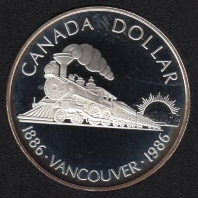 1986 - Proof - Silver - Canada Dollar