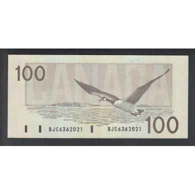 1988 $100 Dollars - UNC - Thiessen Crow - Préfixe BJC