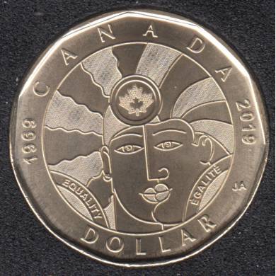 2019 - B.Unc - Equality - Canada Dollar