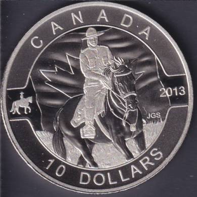 2013 Canada $10 - 1/2 oz Fine Silver Coin .9999 - The RCMP