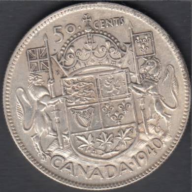 1940 - VF - Canada 50 Cents