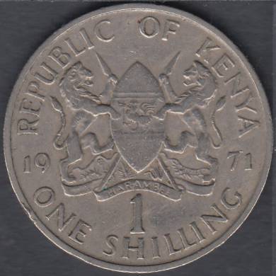 1971 - 1 Shilling - Knia