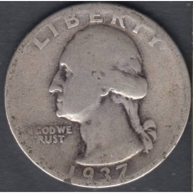 1937 - Washington - 25 Cents USA