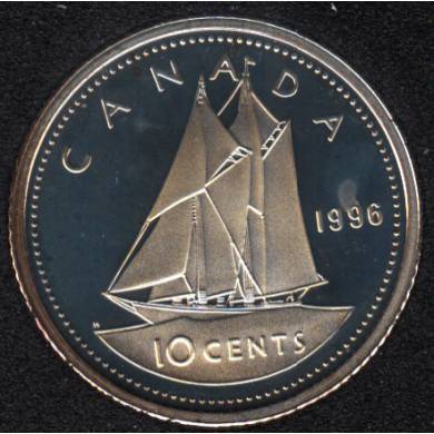 1996 - Proof - Silver - Canada 10 Cents