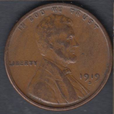 1919 S - VF - Lincoln Small Cent USA