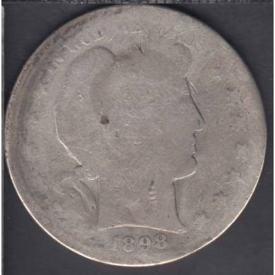1898 S - Barber - 50 Cents