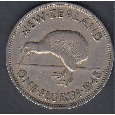 1948 - 1 Florin - Nouvelle Zlande