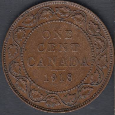 1918 - VF/EF - Canada Large Cent