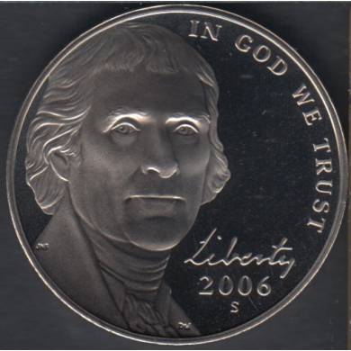 2006 S - Jefferson - Proof - 5 Cents