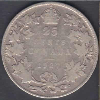 1927 - VG - Canada 25 Cents