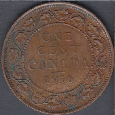 1916 - VF - Canada Large Cent