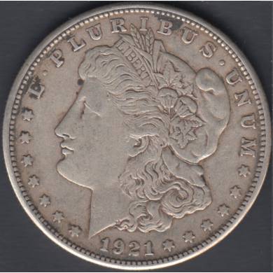 1921 S - VF - Morgan Dollar USA