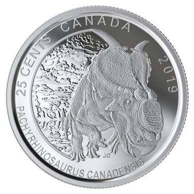 2019 - B.Unc - Dinosaurs of Canada - Canada 25 Cents