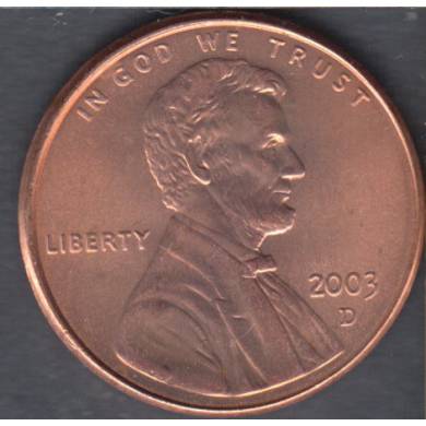 2003 D - B.Unc - Lincoln Small Cent