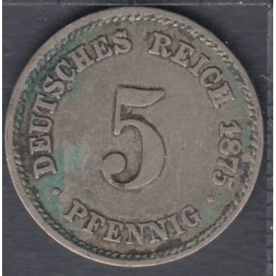 1875 A - 5 Pfennig - Allemagne