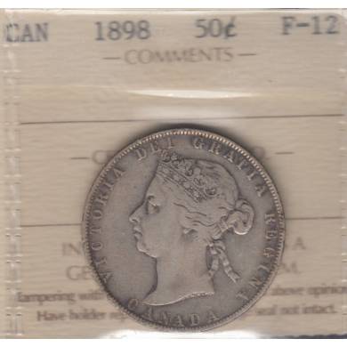1898 - F-12 - ICCS - Canada 50 Cents